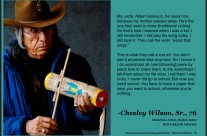 Facing the Past Present and Future – Chesley Wilson Sr. – 76